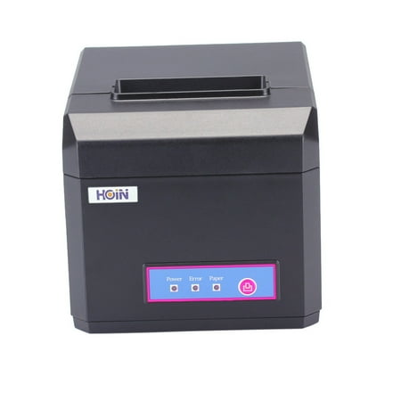 Hoin High-speed 80mm & 58mm POS Dot Receipt Paper Barcode Thermal Printer USB+LAN Port 300mm/s for Supermarket Store Bank Restaurant (Best Way To Store Printer Paper)