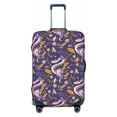 thumbnail image 2 of Goofa Snake And Floral Pattern Luggage Covers For Suitcase,Suitcase Cover Protector Fit 18-32 Inch Luggage-, 2 of 9