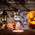thumbnail image 3 of 5D DIY Diamond Art Decoraciones Mesa Acrílico Gatito Halloween para Adultos, 3 of 9