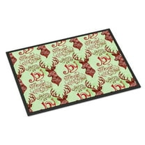 Merry Christmas Joy Reindeer Indoor or Outdoor Mat, 24 x 36 in.