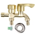 thumbnail image 1 of HAKIDZEL Multifunctional Water Tap Replacement Washers Brass Cylindrical Design For Kitchen Use 1 Set 5.3x3.5x1.4in, 1 of 5