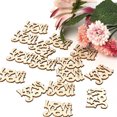 thumbnail image 4 of letairis 60 Pack Wooden Letters Unfinished Signs Wall Decoration Scrapbooking Crafts, 4 of 6