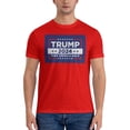 thumbnail image 4 of Yiaed Trump reelection in 2024 Take America Back Print Mens T-Shirt,Lightweight Cotton Tee, Crewneck T-Shirt For Men Basic Tee Shirt-6X-Large, 4 of 5