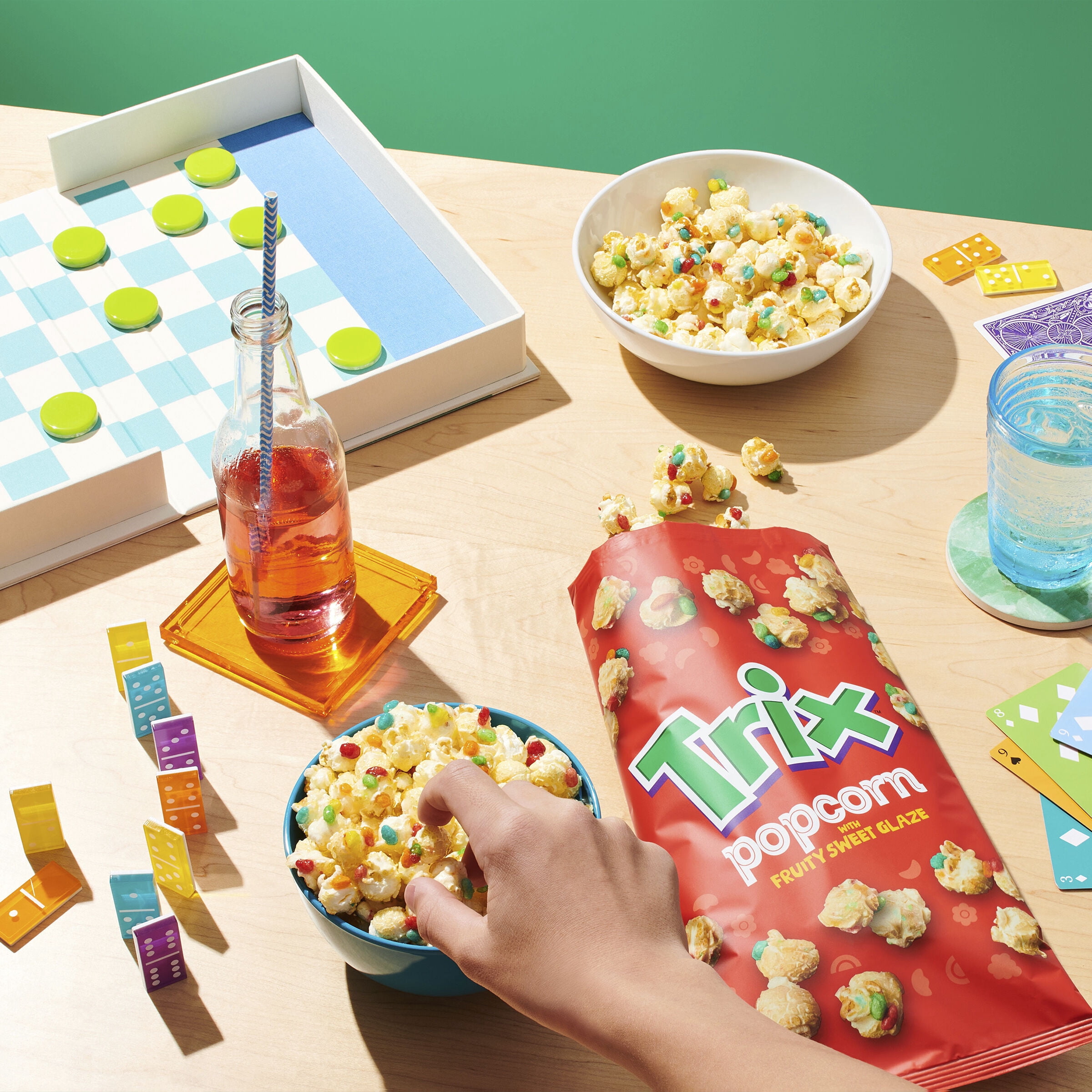 Trix Popcorn Snack with Fruity Sweet Glaze, Snack Bag, 7 oz