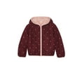 thumbnail image 3 of Wonder Nation Toddler Girl Faux Fur Reversible Jacket, Sizes 12M-5T, 3 of 12