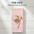 thumbnail image 5 of Unique Bargains Striped Cotton Soft Absorbent Quick Dry Hand Towels Pink 2pcs 29" x 13", 5 of 8
