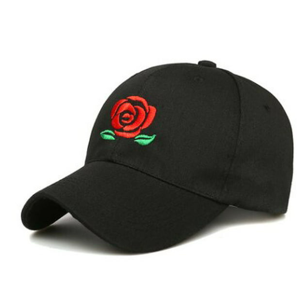 PIKADINGNIS New Hot Fashion Roses Men Women Baseball Caps Spring Summer Sun  Hats for Women Solid Snapback Cap Wholesale Dad Hat Gift - Walmart.com