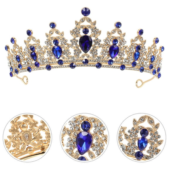 SEWCHICS Hochzeit Tiara Bridal Tiara Rhinestone Crown 1 Piece Decorative