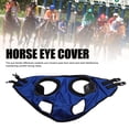 thumbnail image 3 of Horse Eye Blinder, PU Leather Sand Proof Cover for Equestrian Harness Supplies, Comfortable & Unobstructed Vision for Racing, 3 of 7