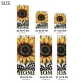 thumbnail image 3 of Static Cling Decorative Window Film Frosted Privacy Film Window Clings for Glass Windows No Glue Window Sticker for Bathroom Bedroom Office Sunflower Welcome (2), 3 of 4