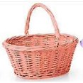 thumbnail image 1 of Handwoven Wicker Basket With Handle Multipurpose Willow Fruit Vegetable Organizer Storage Basket For Picnic Garden Gathering Home Decor, 1 of 3