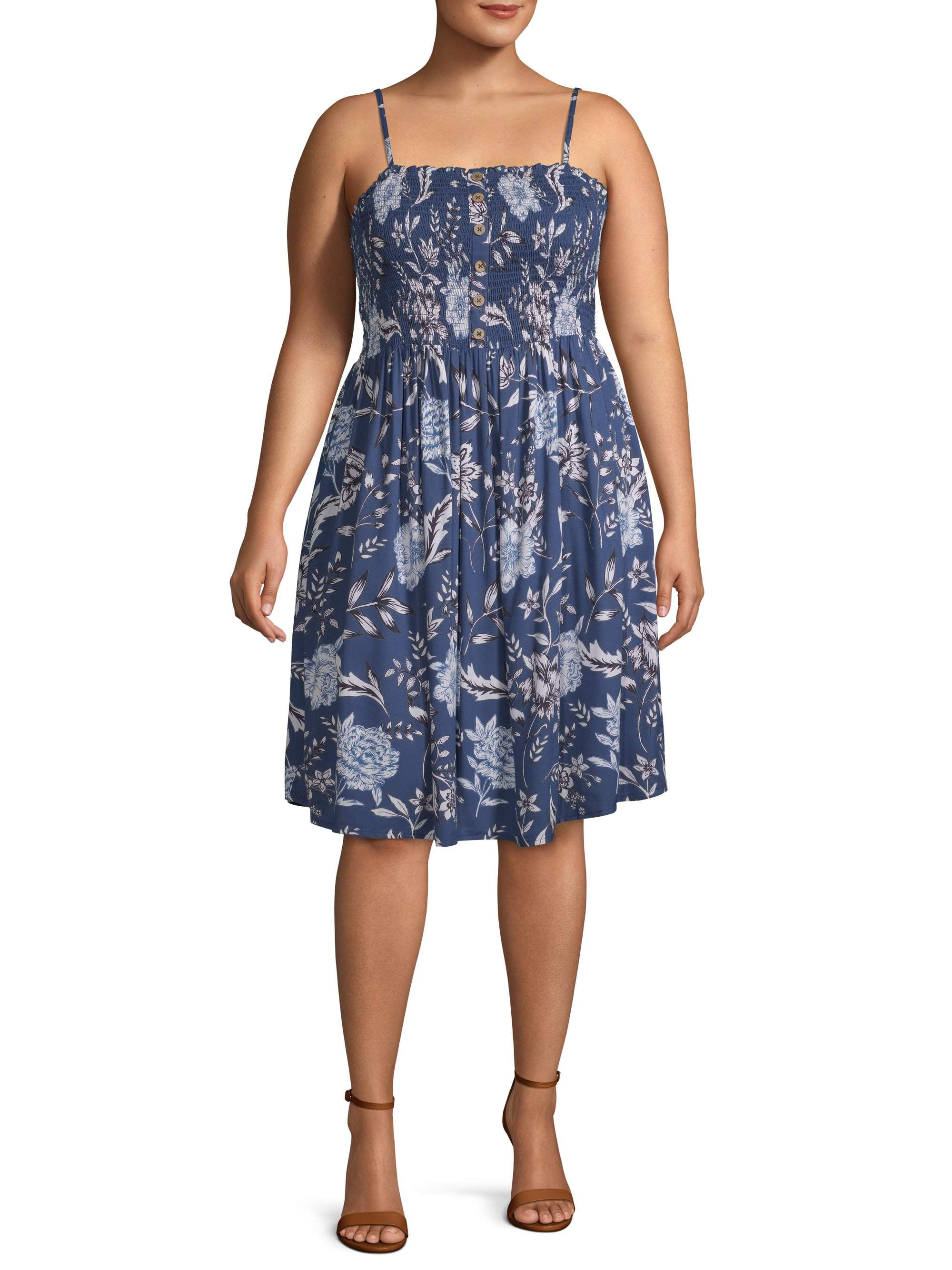 plus size smocked sundresses