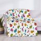 thumbnail image 3 of Fotbe Ladybugs And Flowers Manta de Franela con Estampado, Manta Ultrasuave para Cama, Sofá, Auto, Hipoalergénica y Antibolitas-60"x50", 3 of 6