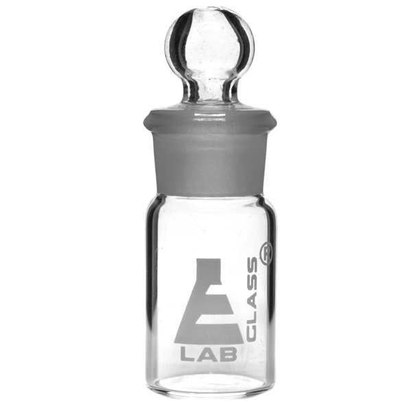 Weighing Bottle, Tall Form, 5ml capacity, Borosilicate Glass with