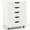 White, variant on GlowPlume 5-Drawer Storage Cabinet with Drawers, Wheels, Rolling Lateral Filing Under Desk, Chest, 19.5" x 16" x 25.5" Office Mobile File Cabinet for Living Room, Study