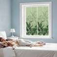 thumbnail image 3 of Palm Leaves Tropical Window Privacy Film, Green Botanical Summer Green Ombre Static Cling UV Sun Blocking Heat Control Window Tint Day and Night, Non-Adhesive One Way Privacy Cover 17.7''x39.3'', 3 of 7