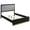 Black, Light Grey, variant on Caraway Wood Queen LED Panel Bed White