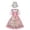 c-783Pink330, variant on Child Girls Farm Dress Country Style Dresses For Holidays Outfit Sets Toddler Kids Summer Party Wear Leisure Short Sleeve Clothes Sets