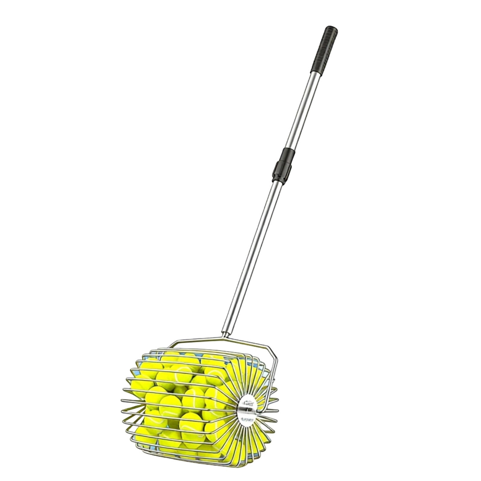 Tennis Balls Retrievers with Handle Pickleballs Pickup Hoppers Pickleballs Tennis Balls Collector Basket Pickers Upper