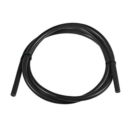

Silicone Tubing 4mm ID x 7mm OD 6.6ft Rubber Tube High Temp for Pump Transfer Black