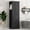 Black + MDF, variant on Tall Freestanding Bathroom Storage Cabinet with 2 Adjustable Interior Shelves & Side Metal Hook, Waterproof Painted MDF Linen Cabinet for Bathroom Laundry Room Kitchen