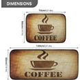 thumbnail image 2 of Coffee Kitchen Rugs Set of 2, Washable Floor Mats Non Slip Anti-Fatigue Bathroom Carpet Doormat - 27"x19"+47"x19", 2 of 6