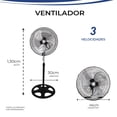 thumbnail image 4 of Ventilador 3 velocidades de 18 pulgadas marca Gravita, 4 of 7