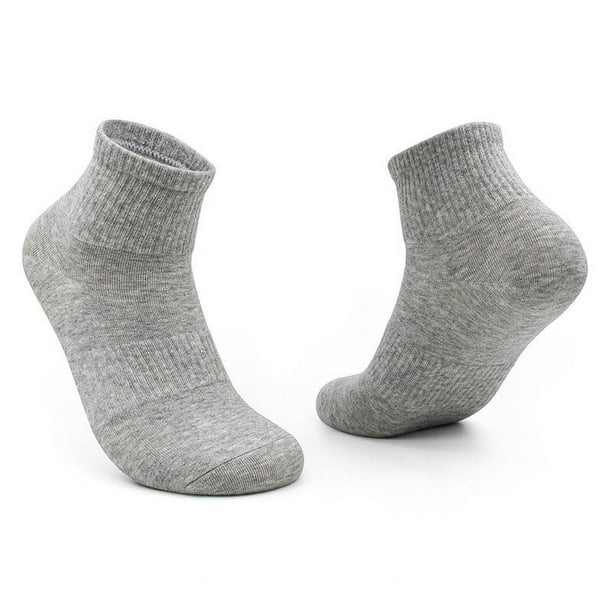 Calcetines unisex de algodón transpirables y absorbentes del sudor, calcetines cortos de tubo de color para mujer.
