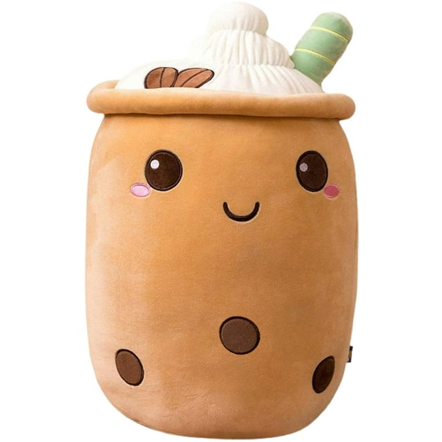 Peluche De Té De La Leche, Almohada De Té De La Leche Con Burbujas, Juguetes De Peluche, Regalos Para Niños Y Adultos Yuarrent HA045630-01