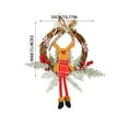 Black and Friday Deal 2024!Christmas Decorations Garland Window Layout Door Hanging Rattan Field