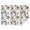 Pug and Footprints, variant on Pug and Footprints Rectangle Tablecloth 60"x84",Waterproof Polyester Rectangle Table Cloth, Wipeable Spillproof Polyester Tablecloth for Dining, Camping, Indoor and Outdoor