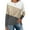 Khaki, variant on TIHLMK Sweatshirt for Women Women's Fashion Casual Long Sleeve Comfortable Color Blocking Sweatshirt Round Neck Tops Blouse Gifts for Women