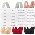 thumbnail image 2 of Levmjia Women's Front Closure Bras Full Coverage Seamless Wireless Plus Size Comfortable Breathable Everyday T-Shirt Bra Adjustable, 2 of 2