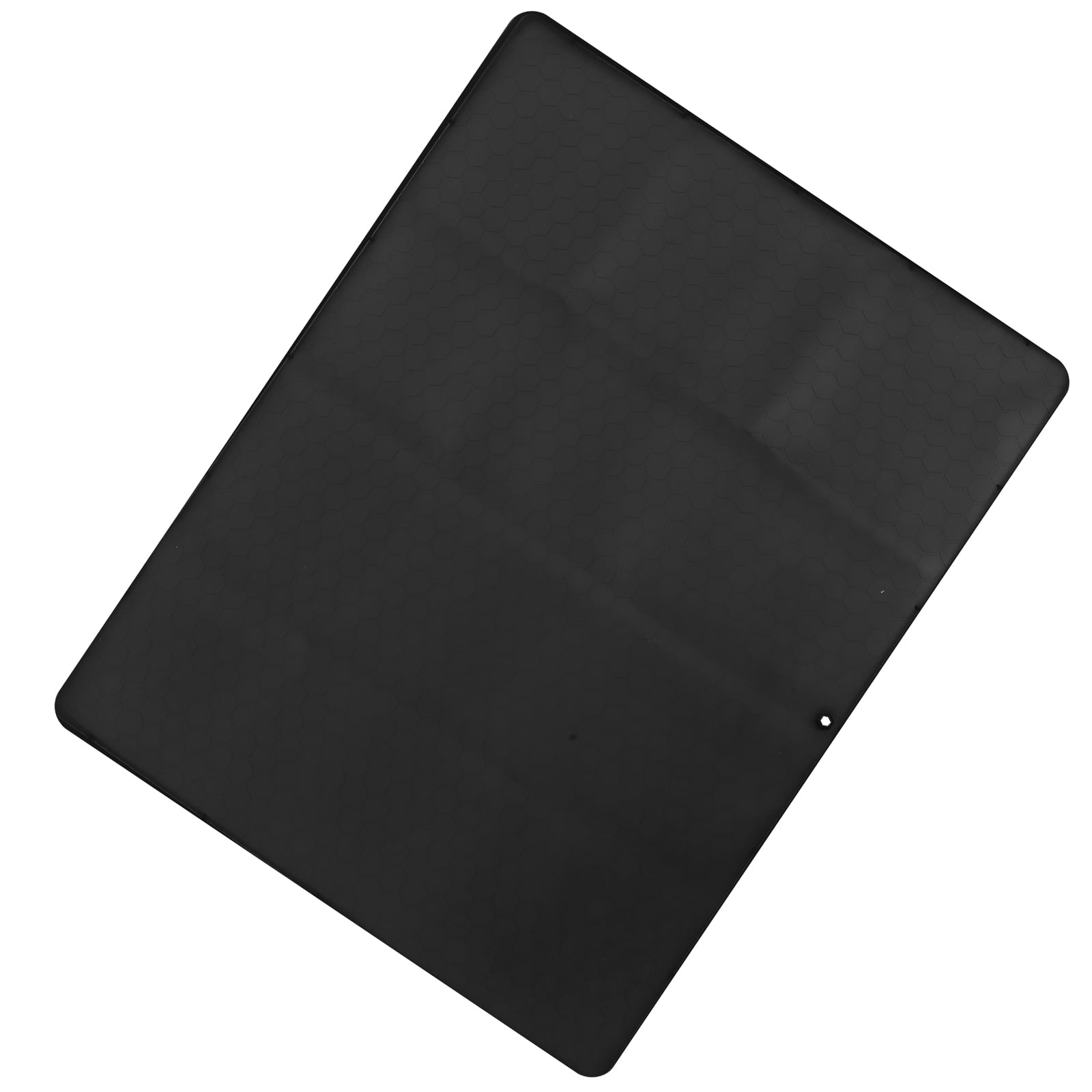 OUNONA Flexible Rubber Sink Mat Black Waterproof for Kitchen and Bathroom Use