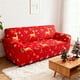 thumbnail image 1 of Funda Elástica Navideña para Sofá | Funda Decorativa Roja de Poliéster, Antimanchas y Antideslizante | 79-94 Cm X 84-135 Cm | 0,55 Kg | Ideal para Decoración Navideña, 1 of 6