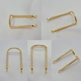 thumbnail image 4 of CIYISON Chic Nose Bridge Corrector Alternative Shape Nose Enhancer Delicate Nose Rings Nose Hoop Septum Rings Accessory, 4 of 21