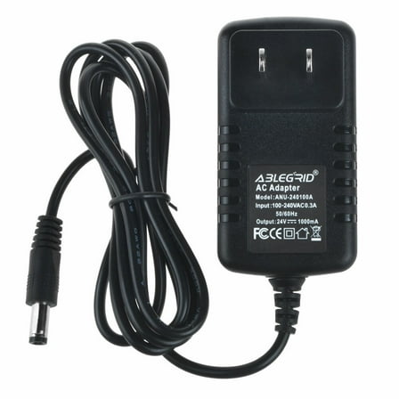 24V 1A 1000mA AC Adapter DC Power Supply Charger Plug 5.5mmx2.5mm Center Positiv