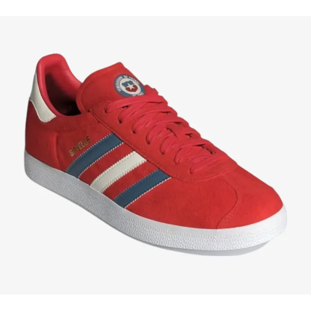 TENIS ADIDAS GAZELLE CHILE ROJOS