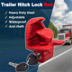 thumbnail image 3 of Trailer Hitch Locks with Keys Universal Size Fits 1-7/8 2-5/16 2 Inch Ball Hitch Lock Coupler Adjustable Tongue Lock, 3 of 5