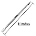 thumbnail image 2 of Professional Cuticle Pusher Stainless Steel and Nail Cleaner #21, 2 of 4