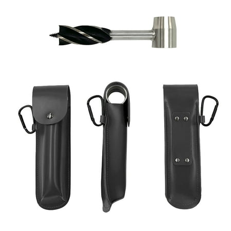 

Barhoo Drill Pump Clearance! Auger Leather Case Leather Bag Settlers Tool Hand Gear and Equipment Eye Wood Drill Peg and Manual Hole Maker Multitool for Camping Bushcrafting and Outdoor Backp