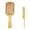 Beige, variant on RUseeN 2 PCS Bamboo Hair Brush Set, Massages Scalp Anti-Static Hair Detangle, Lightweight, 100% Natural Bamboo Comb Paddle Detangling Hairbrush for Women Men Dry/Curly/Thick/Thin/Straight Hair Kit