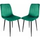 thumbnail image 1 of 2 Sillas Comedor Eames Tapizada Rack & Pack Verde Terciopelo Sala Habitación, 1 of 5