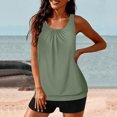 thumbnail image 2 of LUOGENLI Womens Swimsuits Plus Size Comfortable Relaxed Fit Casual Apparel for Daily Wear Ideal for Spring Summer and Autumn Easy to Clean and Maintain Green Size M, 2 of 7