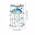 thumbnail image 3 of Wall Hanging Decor Stained Glass Seahorse 1 Pack Ocean Theme Suncatcher for Bedroom Patio Garden Home Display, 3 of 5