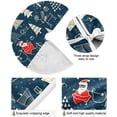 thumbnail image 2 of FMSHPON Christmas Trees Santa Snowflakes Xmas Christmas Tree Skirt Stand Mat for Holiday Party Decoration Indoor Outdoor 36 inches, 2 of 6