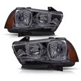 thumbnail image 1 of For 2011-2014 Dodge Charger R/T SE SRT8 Clear Smoke Left+Right 11-14 Headlights, 1 of 7