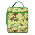 thumbnail image 5 of Dinosaur Insulated Lunch Box Teen Reusable Lunch Tote Bag with Side Pocket Lunchbox Picnic Travel, 5 of 6