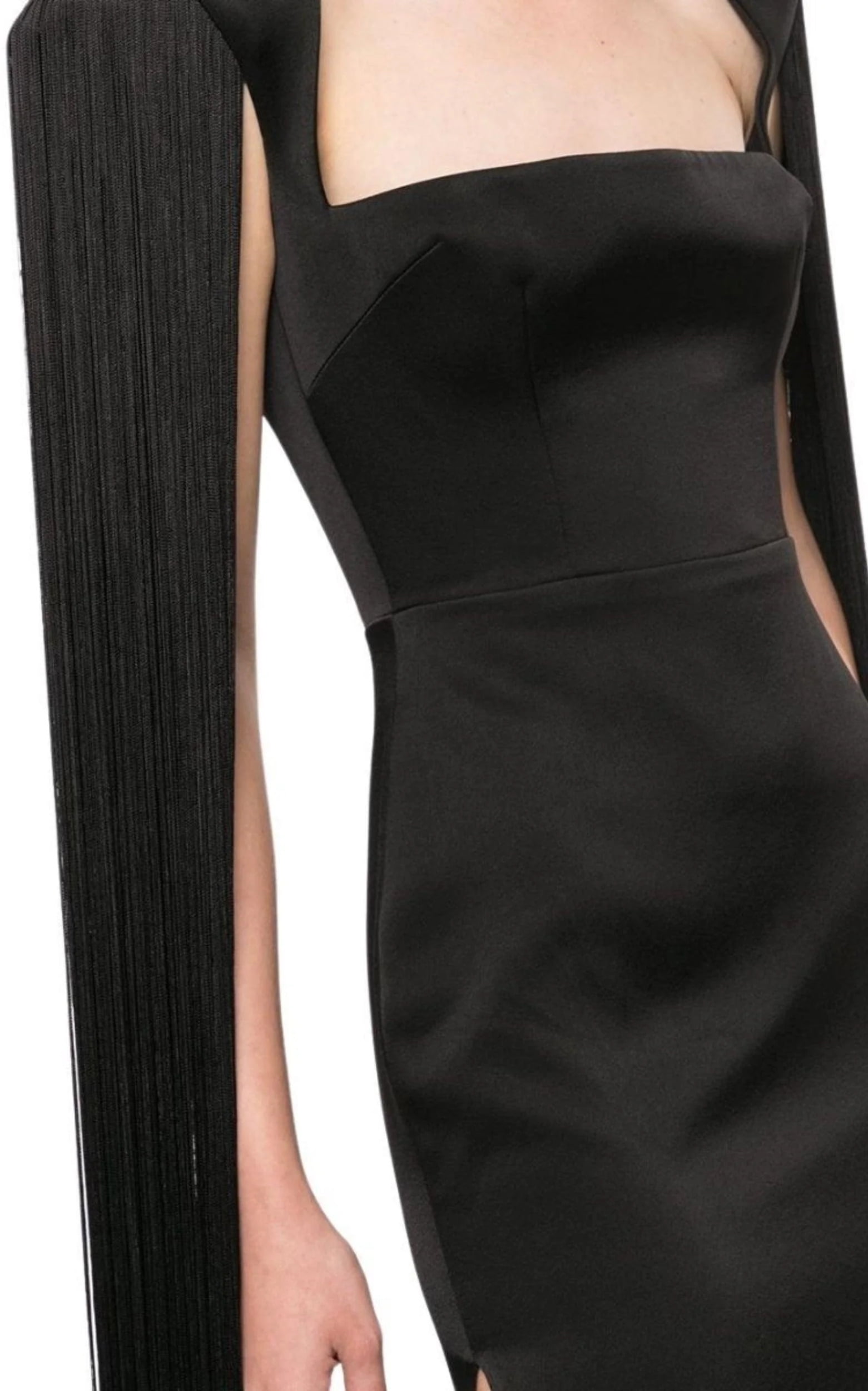 パーティードレス Dallas Fringed-Sleeve Gown Dallas Fringed-Sleeve Gown - Walmart.com