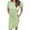 Light Green, variant on Jamsmile Women Summer Dress With Belt Casual Short Sleeve Lace Up Twist Knot Straight Dresses Elegant Office Ladies Business Clothes